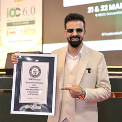 I am incredibly proud to have been the host for the Indian Options Conclave, an event that set a Guinness World Record. This certificate represents a milestone moment and showcases my ability to manage large-scale, historic events.