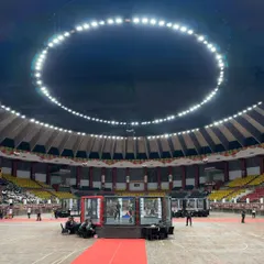 The calm before the storm. The octagon awaits our fighters at the national championship, the ultimate proving ground for skill and heart.