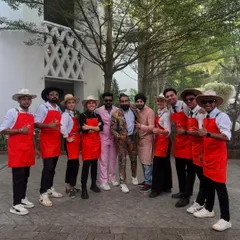 Another shot of our fantastic crew. We believe in teamwork and bringing a positive, unified energy to every event we serve.