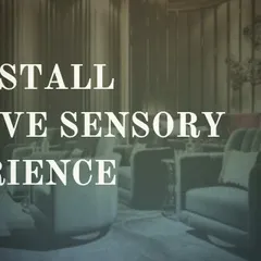 We go beyond simple installations to create a complete sensory experience. This image showcases a high-end lounge environment where our integrated AV solution, including ambient lighting and acoustics, builds a sophisticated and immersive atmosphere.