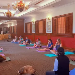 Teaching pranayama techniques to leaders to help them stay calm under pressure.