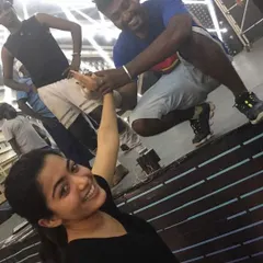 An unforgettable memory from a rehearsal with the national crush, Rashmika Mandanna. Even with a fractured hand, the show must go on.