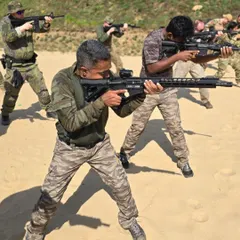 Our instructors are trained to the highest global standards. Here, our KMG Military Instructors undergo advanced rifle training in Poland, ensuring the tactics we bring to India's armed forces are current and combat-proven.