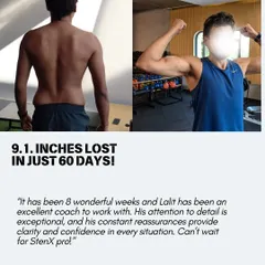 Another incredible 8-week transformation. The client's feedback highlights our coach's attention to detail and constant reassurance, which provides the clarity and confidence needed to succeed.