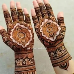Fresh mehndi for a fresh start. This beautiful mandala design is perfect for new beginnings, new dreams, and all the new adventures that await.