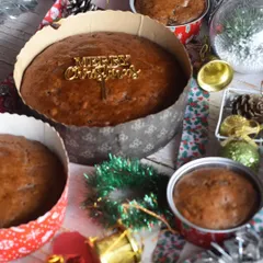A closer look at my rich and moist Christmas fruit cake. This is a labour of love, and the two-year soak gives it an incredible depth of flavour that you won't find anywhere else.