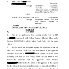 A detailed view of the bail application for the murder case. We left no stone unturned, dissecting every detail to find discrepancies in the prosecution’s claims, which was crucial for the favorable judgment.