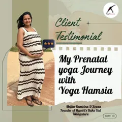 I am so honored to have been a part of Melita's prenatal yoga journey. Her feedback highlights the special, supportive environment we create in our classes.