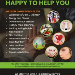 I offer personalized online coaching for a wide range of health goals. Whether you need help with weight loss, managing PCOS, improving kids' nutrition, or boosting your energy, I create a plan that works for your life.