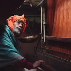 I draw immense inspiration from India's rich textile heritage, embodied by artisans like this weaver at his loom. Their dedication to handloom and traditional techniques informs my commitment to quality, craftsmanship, and creating pieces with a soul.