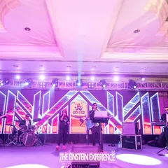Performing for the healthcare heroes at Apollo Hospitals at The Leela Palace, Bangalore. A professional setup, a grand stage, and a high-energy performance are our promises for every corporate show.