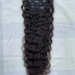 More curls, more bounce, more you. This is a full set of my curly clip-in extensions, designed to add incredible volume and life to your hair.