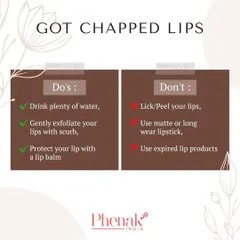 Here are my essential do's and don'ts for preventing chapped lips. Remember to drink plenty of water, gently exfoliate, and always protect your lips with a balm. Avoid licking your lips or using expired products to keep them healthy.