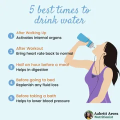 When you drink water is just as important as how much you drink. This guide shows the five best times to drink water to maximize its benefits, from activating your organs in the morning to aiding digestion before a meal.