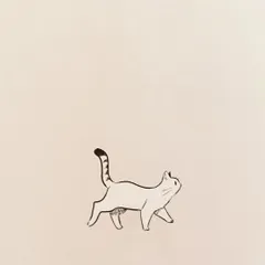 A simple, adorable illustration of a cat from the 'Marvel Meow' comic.