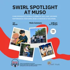 An invitation to a musical evening at MuSo Commons, where our students took center stage. These events are a fantastic night out for the whole family.