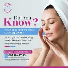Here is a fascinating fact: your skin completely renews itself every 28 days, shedding thousands of dead cells every minute. This natural process is why consistent, professional skincare is so important to ensure your new skin is healthy and vibrant.
