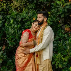 An intimate hug between the bride and groom. Her soft, romantic makeup is perfect for these close up, emotional shots.