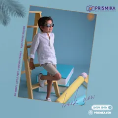 Kids have their own unique style and personality. In this studio session, we focused on capturing this young boy's cool confidence with a simple, modern setup that lets his personality be the star of the show.