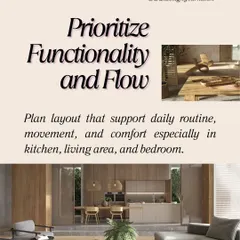 I always prioritize functionality and flow in my designs. A good layout supports your daily routine and movement, especially in high-traffic areas like the kitchen and living room. A space that works well for you is the ultimate luxury.