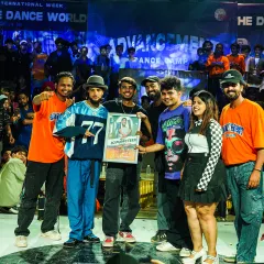 A group photo from the 'Advancement' street dance battle. It's always an honor to be a part of events that push the dance community forward.