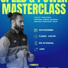 This masterclass is a deep dive into the science and application of speed and power. The session is structured into four key modules: Velocity-Based Training (VBT), linear speed mechanics, power and ballistic methods, and data-driven performance analysis.