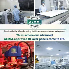Step inside our advanced ALMM-approved manufacturing facility where precision meets power. This is where we leverage cutting-edge technology and strict quality controls to bring our high-performance solar panels to life, ready for the Indian market.