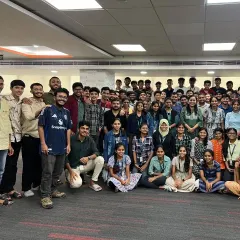 A group photo with the talented team at Thoughtworks Technologies after a successful English language training program. We are proud to help professionals at leading tech consultancies enhance their global collaboration skills.