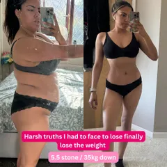 A side-by-side look at the harsh truths I had to face. On the left, I was making excuses. On the right, I'm living proof that facing your habits head-on is the only way to achieve lasting fat loss and regain your confidence.