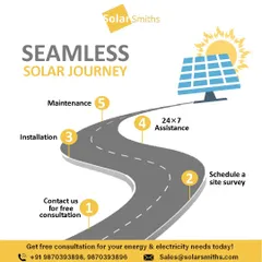 I offer a seamless, structured solar journey. It begins with a free consultation and site survey, followed by professional installation, and is supported by my commitment to 24/7 assistance and long-term maintenance.