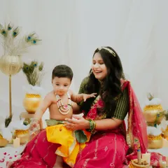 A candid moment of laughter between mother and son. Even in a themed shoot, my focus is always on capturing genuine emotion and connection.