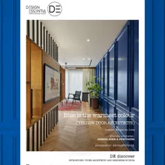 Our "Blue is the Warmest Colour" project was featured in Design Essentia magazine. We are grateful for the opportunity to share our philosophy on using color and eclectic elements to create personal, vibrant homes.