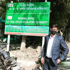 Here I am at the regional office of the U.P. Real Estate Regulatory Authority (UP-RERA). I guide real estate businesses through the complexities of RERA compliance, ensuring their projects and operations are legally sound.
