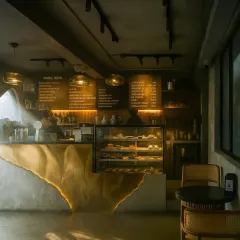 I believe a cafe should feel like a warm, earthy escape. In this Jalandhar project, we used natural light, raw textures, and a minimalist design to create a serene space for slow conversations and even slower sips of coffee.