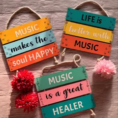 These music-themed hangings are a great way to express your passion and add a vibrant touch to your room.