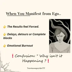 This post explains what happens when you manifest from your ego. The results feel forced, you experience delays and blocks, and it often leads to emotional burnout and confusion.