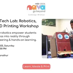 My Innovative Tech Lab is a space for young minds to transform ideas into reality. This workshop on robotics, coding, and 3D printing empowers students to learn through creativity, engineering, and hands-on projects, like building this remote-controlled robot.