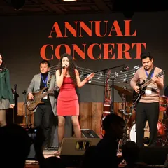 Our vocal students taking center stage with their band at the Annual Concert. We guide our singers on everything from vocal technique to stage presence, preparing them to command an audience.
