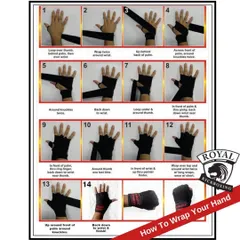 Protecting your hands is non-negotiable. We provide a step-by-step visual guide on how to properly wrap your hands to support the wrist and knuckles, preventing injury during heavy bag work and sparring.