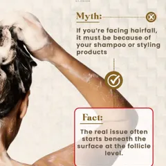 A common myth is that hair fall is primarily caused by shampoos or styling products. The fact is that significant hair loss is almost always linked to deeper issues at the follicular level, requiring a professional dermatological diagnosis.