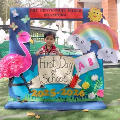 Another happy face on the first day of school. We welcome each child with warmth and excitement, ensuring their first experience is a positive and memorable one.