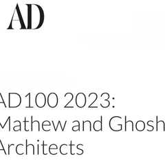 We are honored to be included in the AD100 2023 list by Architectural Digest India. This recognition is a testament to the hard work of our entire team and our collaborators.