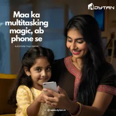 My smart home solutions make a mom's life easier. With our mobile app, she can control lights, check on the kids, and manage the home's security, all from her phone.