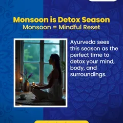 Monsoon is the Perfect Season for a Mindful Detox. In Ayurveda, the monsoon is considered an ideal time to reset your system. The body is more receptive to cleansing practices that detoxify the mind, body, and even your surroundings. I guide clients through gentle, season-appropriate detox plans.