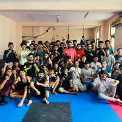 We are more than a gym, we are a team. This is our family after the Knockout Inter Club MMA & Grappling Championship. We train together, we fight together, and we celebrate our victories as one unit.