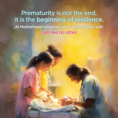 When a baby arrives sooner than expected, our care begins even sooner. This image represents our promise to our tiniest fighters. Our Level 3 NICU is a place of resilience, where our expert neonatal team uses advanced technology and compassionate methods like Kangaroo Care to nurture futures.