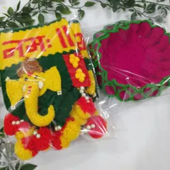 Order completed for our bestselling Ganpati Toran and a customized Lotus Aasan. I am so grateful for the love and support.