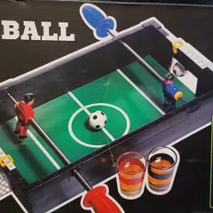 A mini foosball game that also doubles as a drinking game. This is a fantastic and interactive game for any adult party or game night.