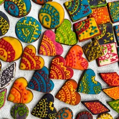 We had so much fun crafting these vibrant sugar cookies for a mehendi function! Each cookie is a miniature piece of art, decorated with intricate, colourful henna-style designs using royal icing. They are perfect for wedding dessert tables or as unique party favors.