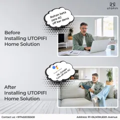 Stop shouting across the room to get things done. With my home automation, a simple voice command like "Ok, Google, turn off the AC" replaces the old way of doing things, giving you effortless control.